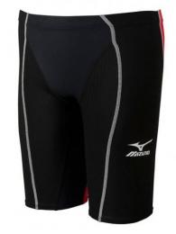 N2JB4030 72(ブラック×レッド)  MIZUNO 男ハーフスパッツ　　　個人名サービス